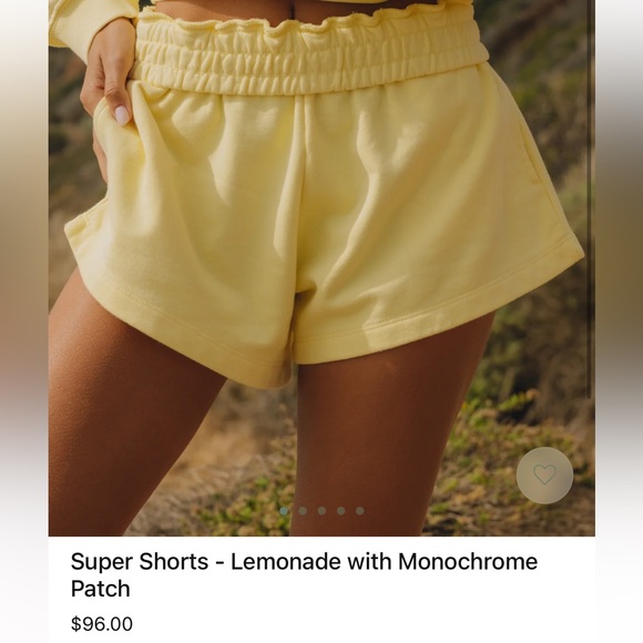 Daily drills lemonade crewneck and shorts set! Size XS/S - Picture 3 of 12